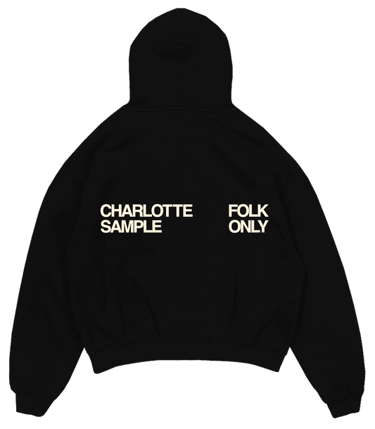 Sample Only Oversized Hoodie - Black