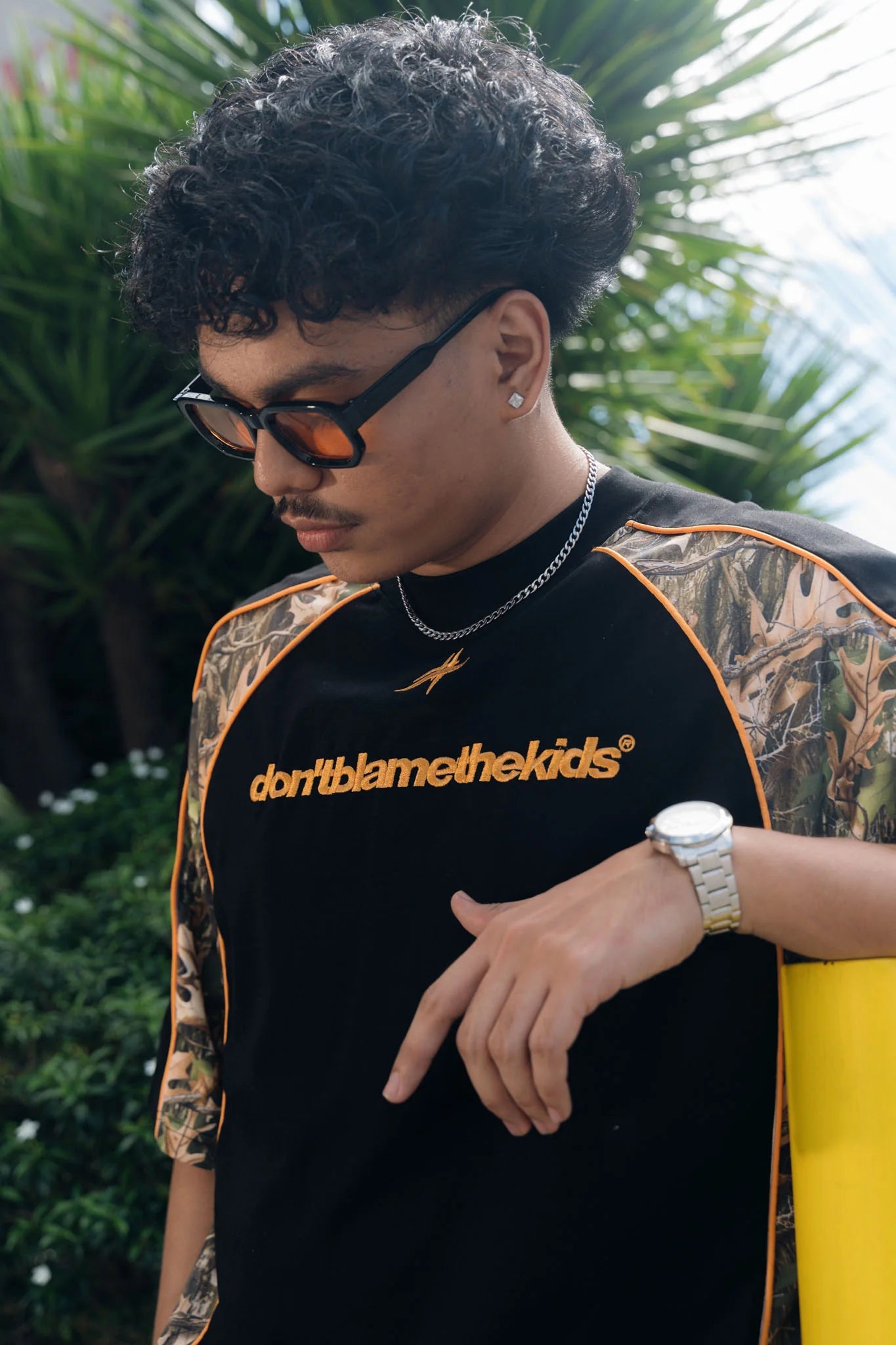 Splice Nature Camo Tee - Black