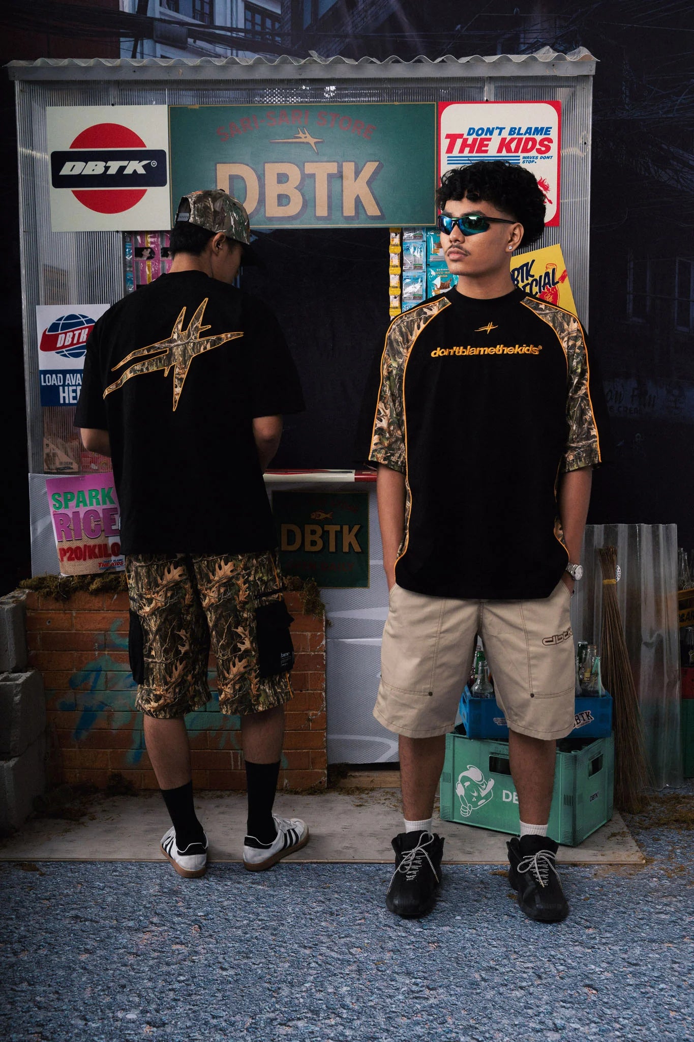 Splice Nature Camo Tee - Black