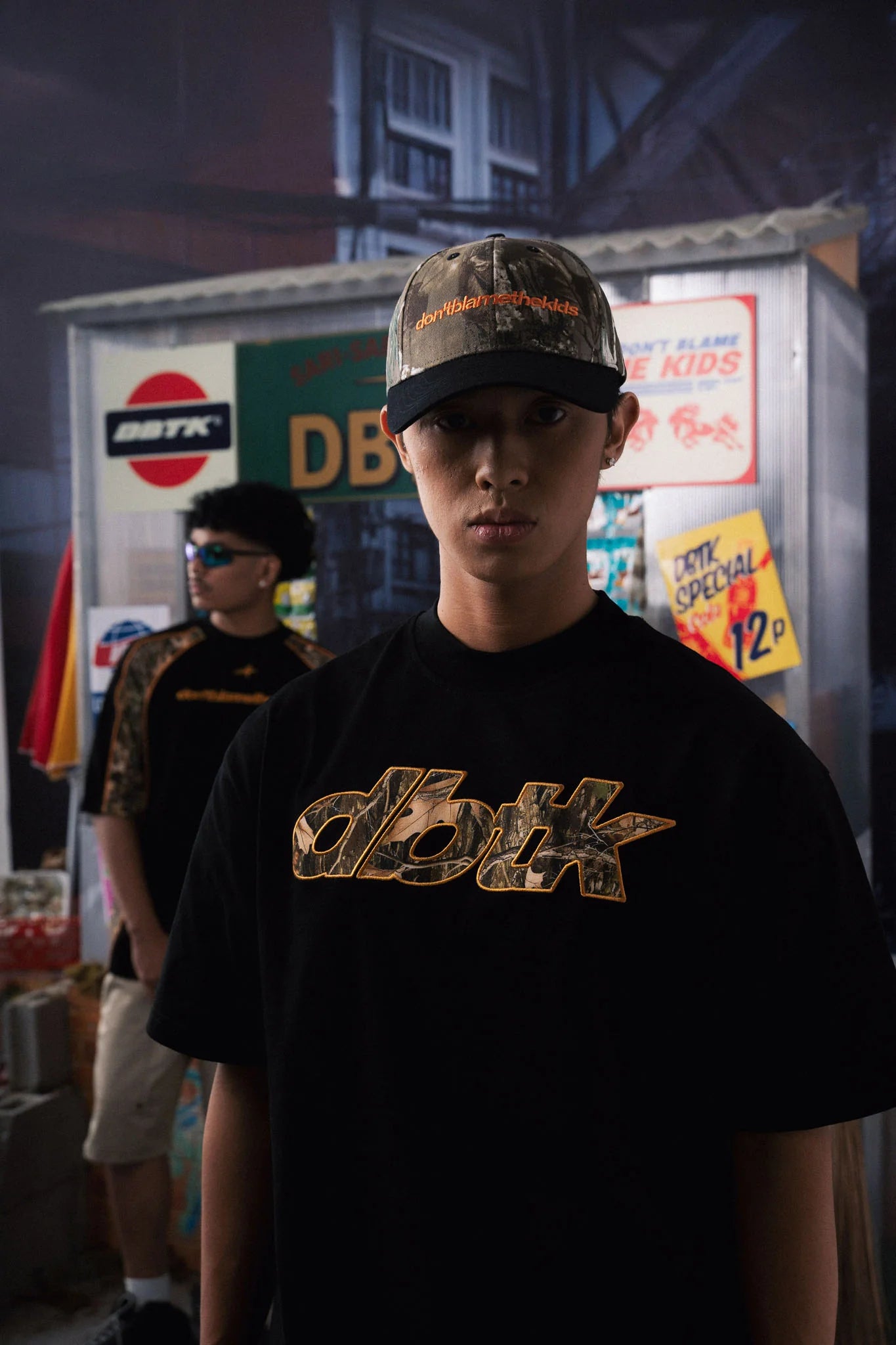 Spark Nature Camo Tee - Black