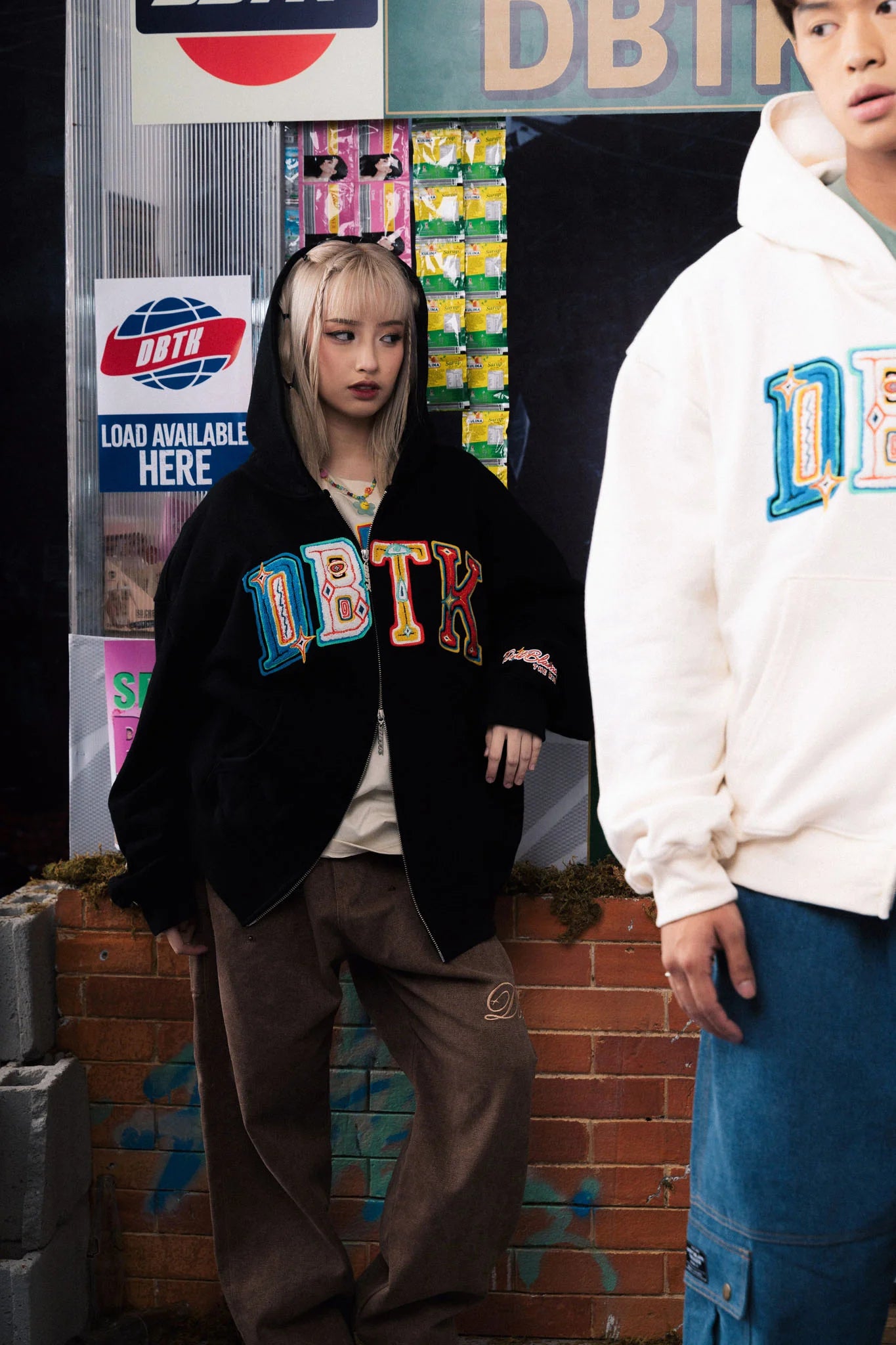 Thermal Mediterranean ZIP UP Hoodie - Cream