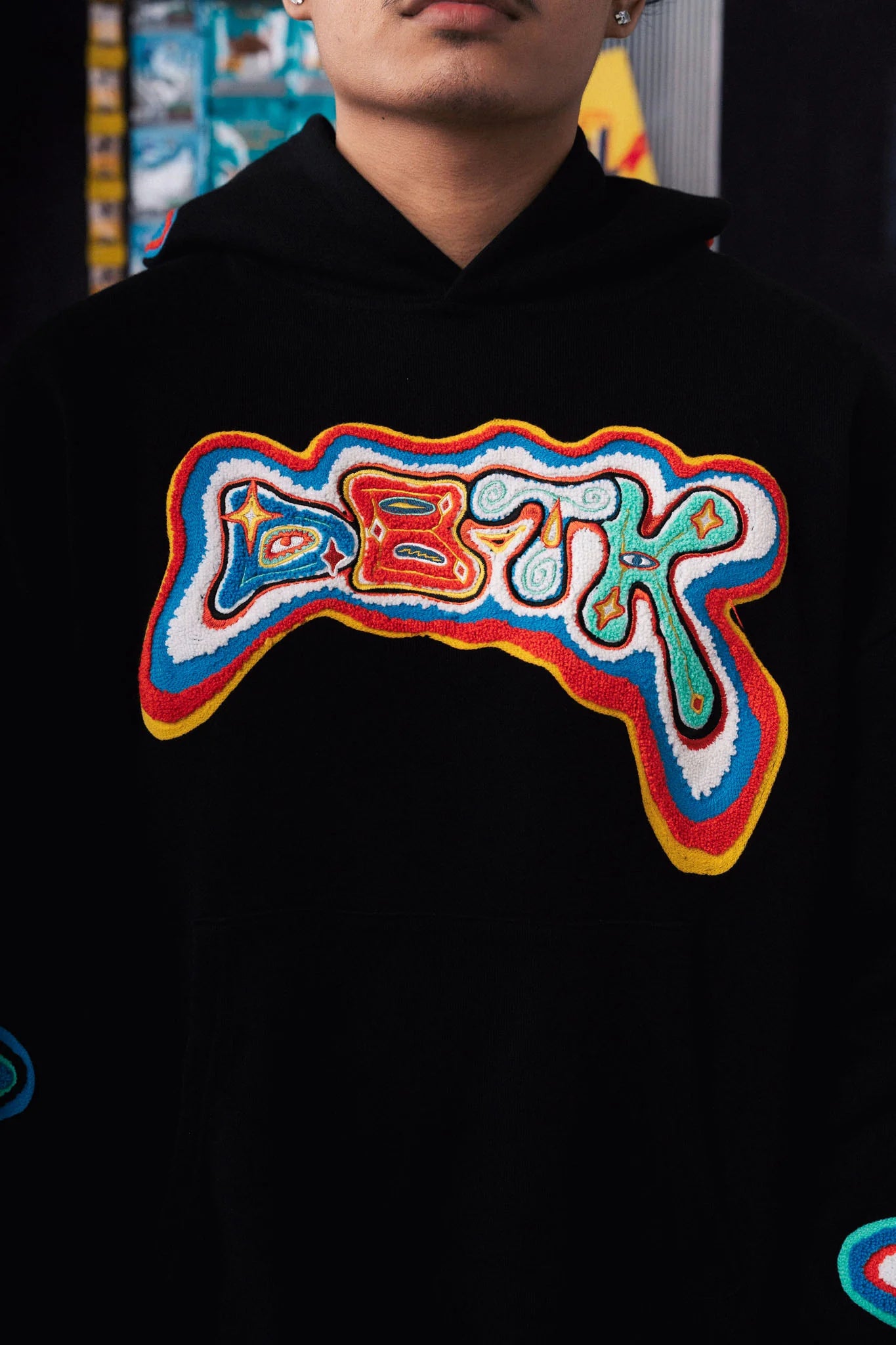 Thermal Mediterranean Hoodie - Black