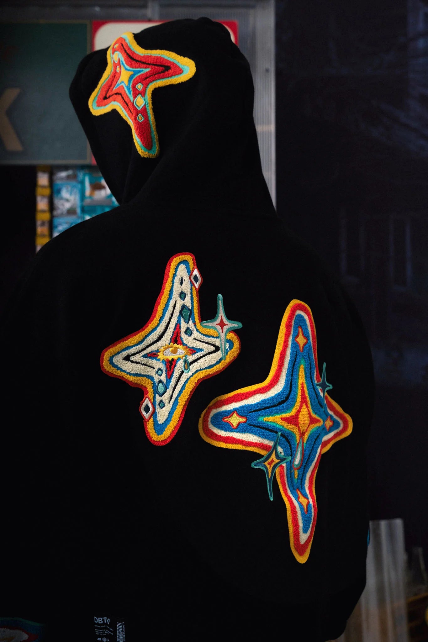 Thermal Mediterranean Hoodie - Black