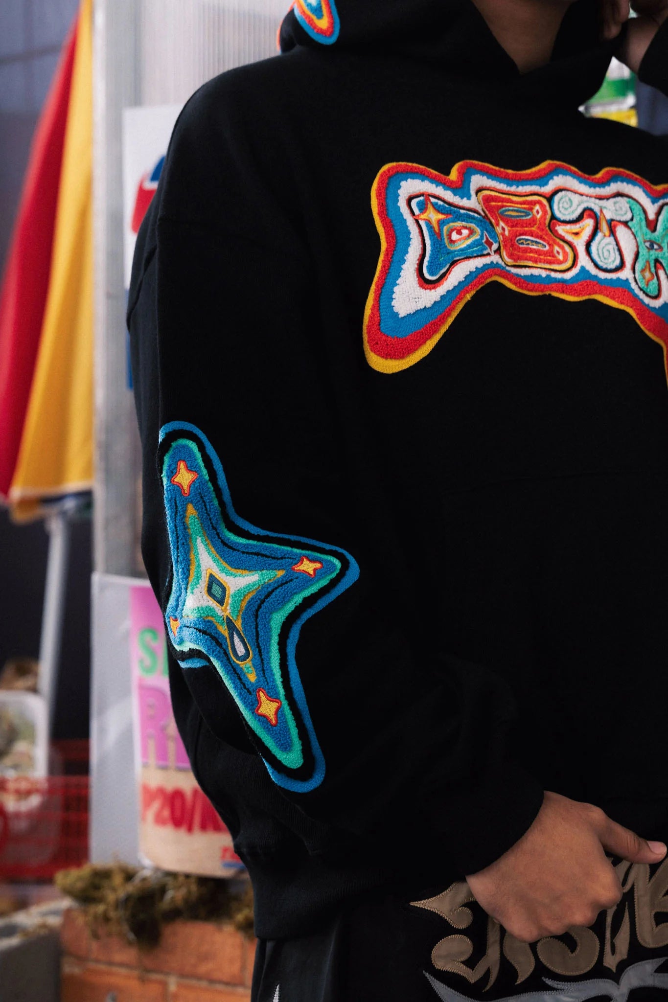 Thermal Mediterranean Hoodie - Black