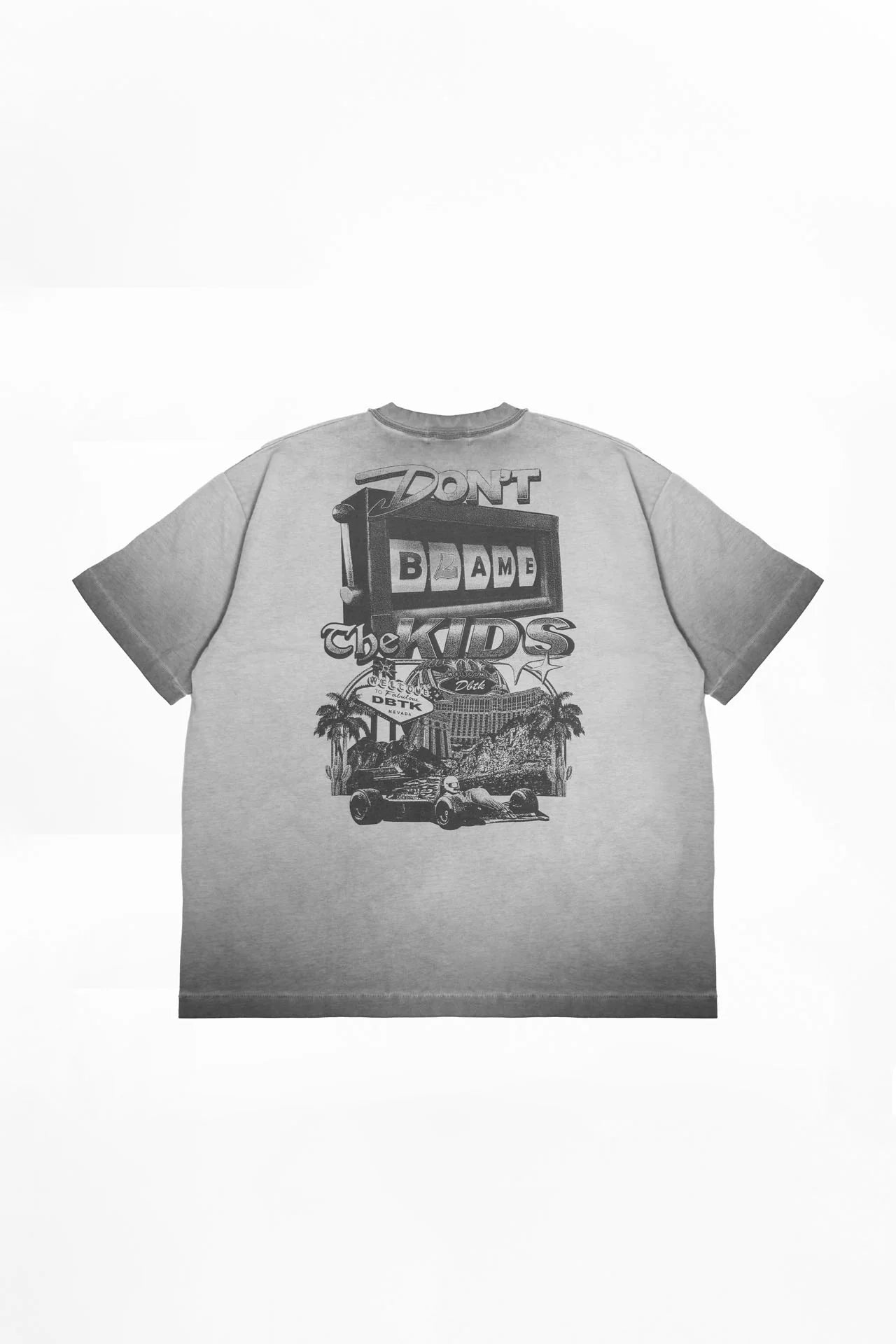 F1 Air Brush Tee - Washed Gray