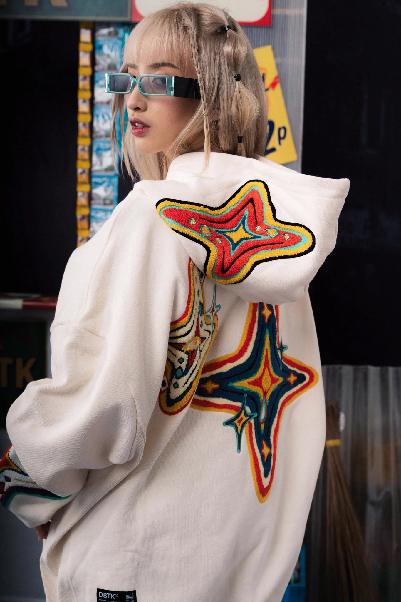 Thermal Mediterranean Hoodie - Cream