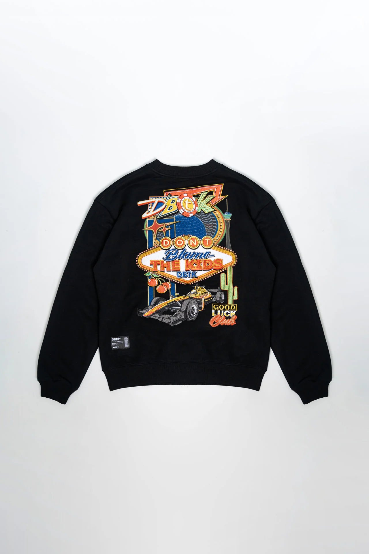F1 Air Crew Neck - Black