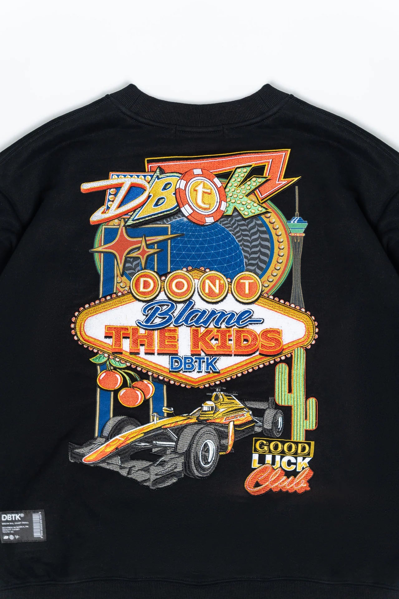 F1 Air Crew Neck - Black
