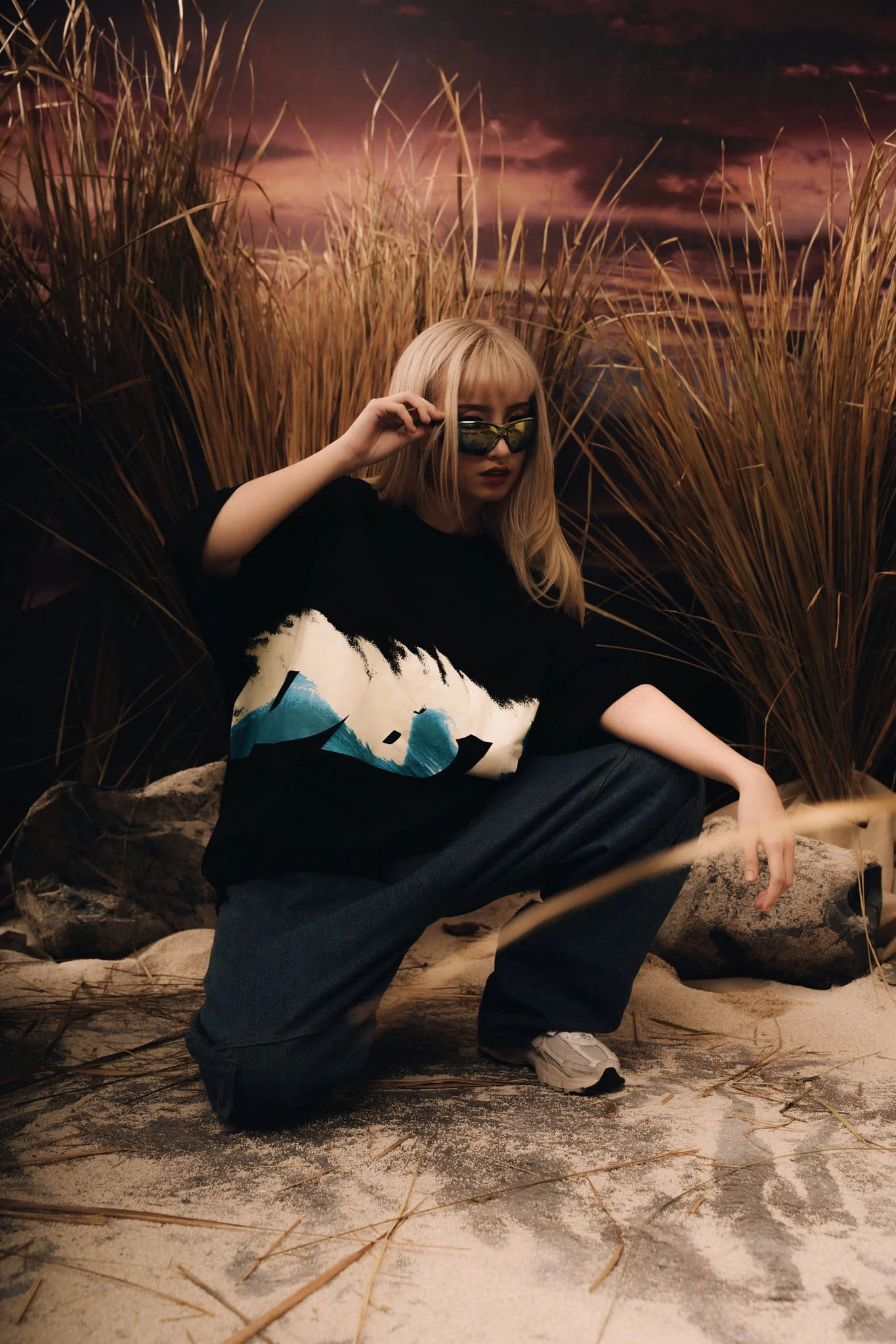 Slant Wave Tee