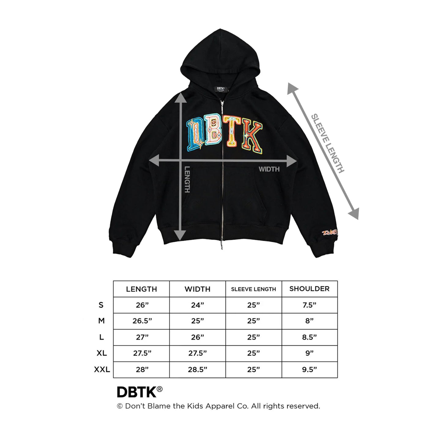 Thermal Mediterranean ZIP UP Hoodie - Black