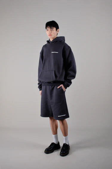 Holiday Oversized Hoodie - Ash Gray