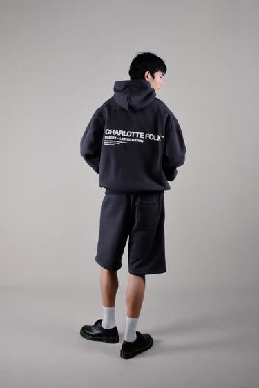 Holiday Oversized Hoodie - Ash Gray