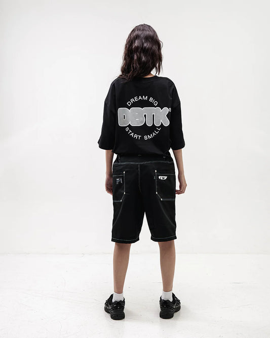 Elementary Sans Serif Tee - Black