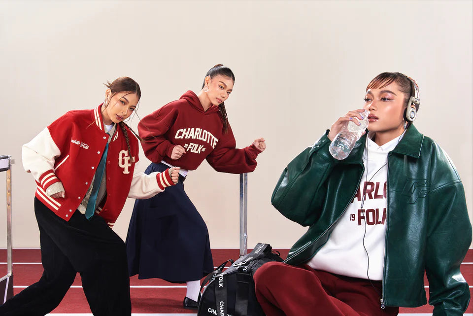 Varsity Hoodie 01 - Beige