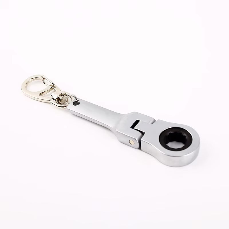 10mm Ratcheting Wrench with Flex Head Keychain