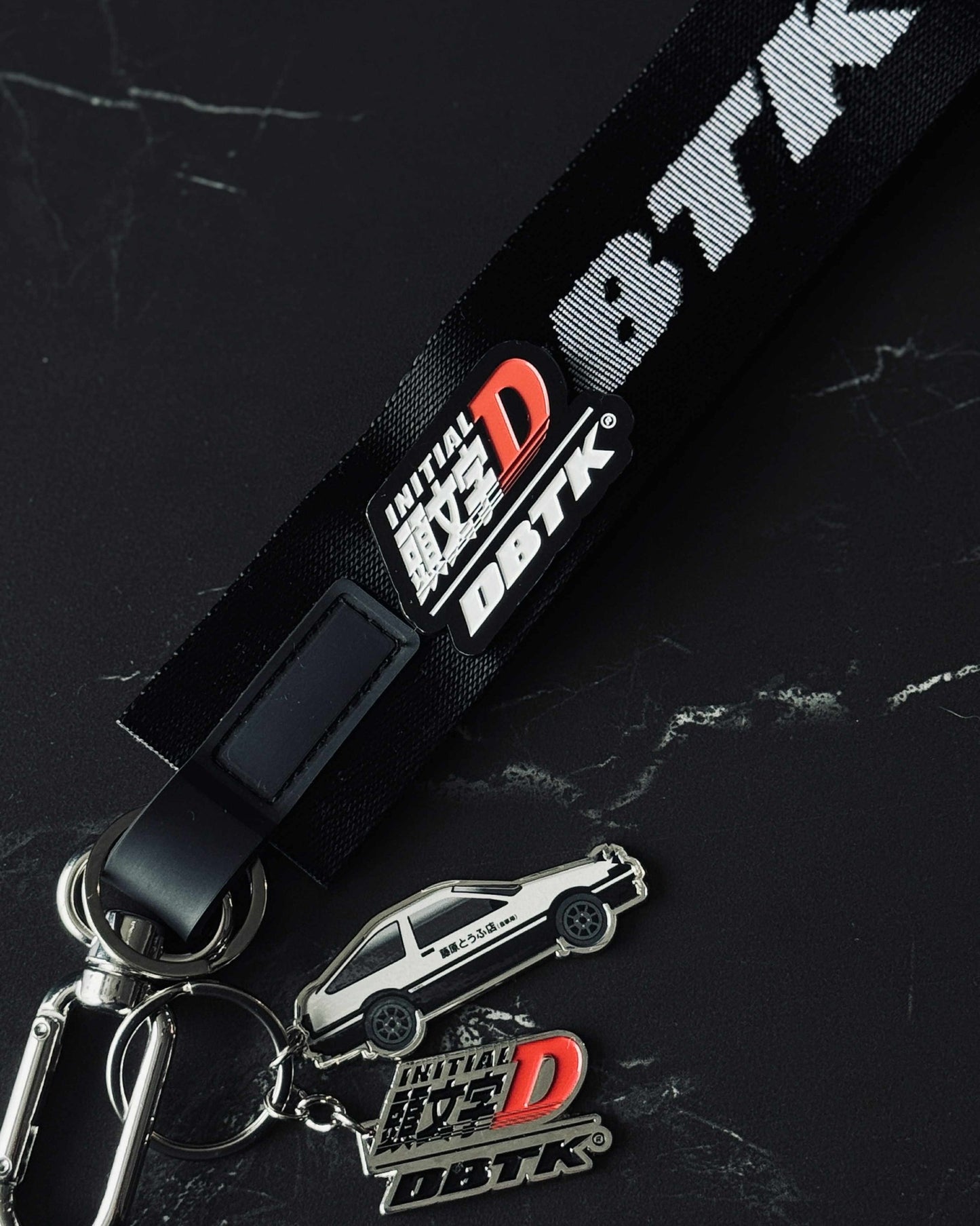 DBTK x Initial D Metal Keychain