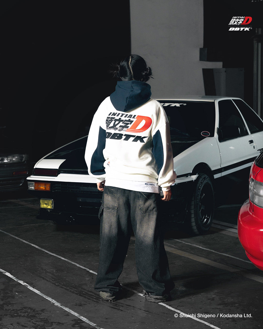 Redsuns Hoodie - Navy Blue and Off White