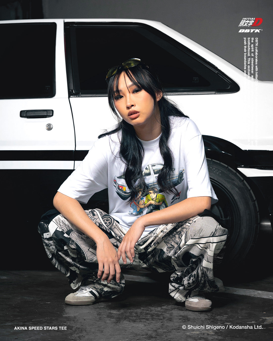 Akina Speed Stars Tee - White