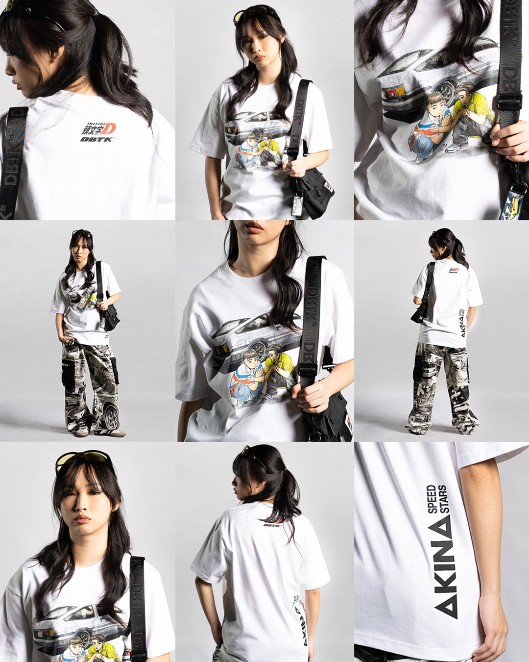 Akina Speed Stars Tee - White