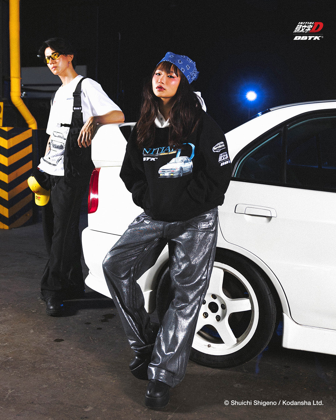 AE86 Hoodie - Black and White
