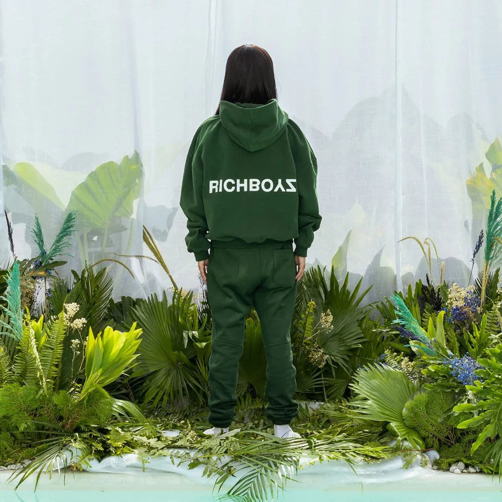 Richboyz Hoodie - Hunter Green