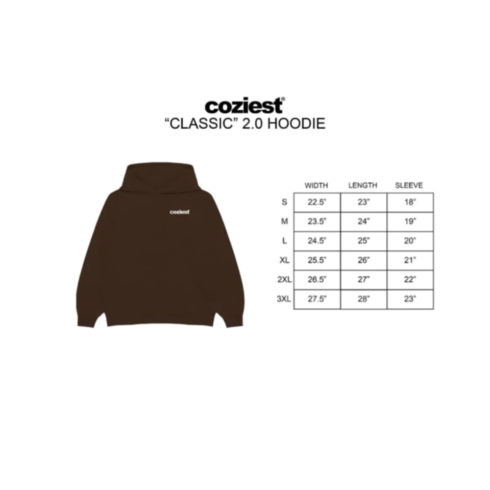 "Classic" 2.0 Hoodie - Choco
