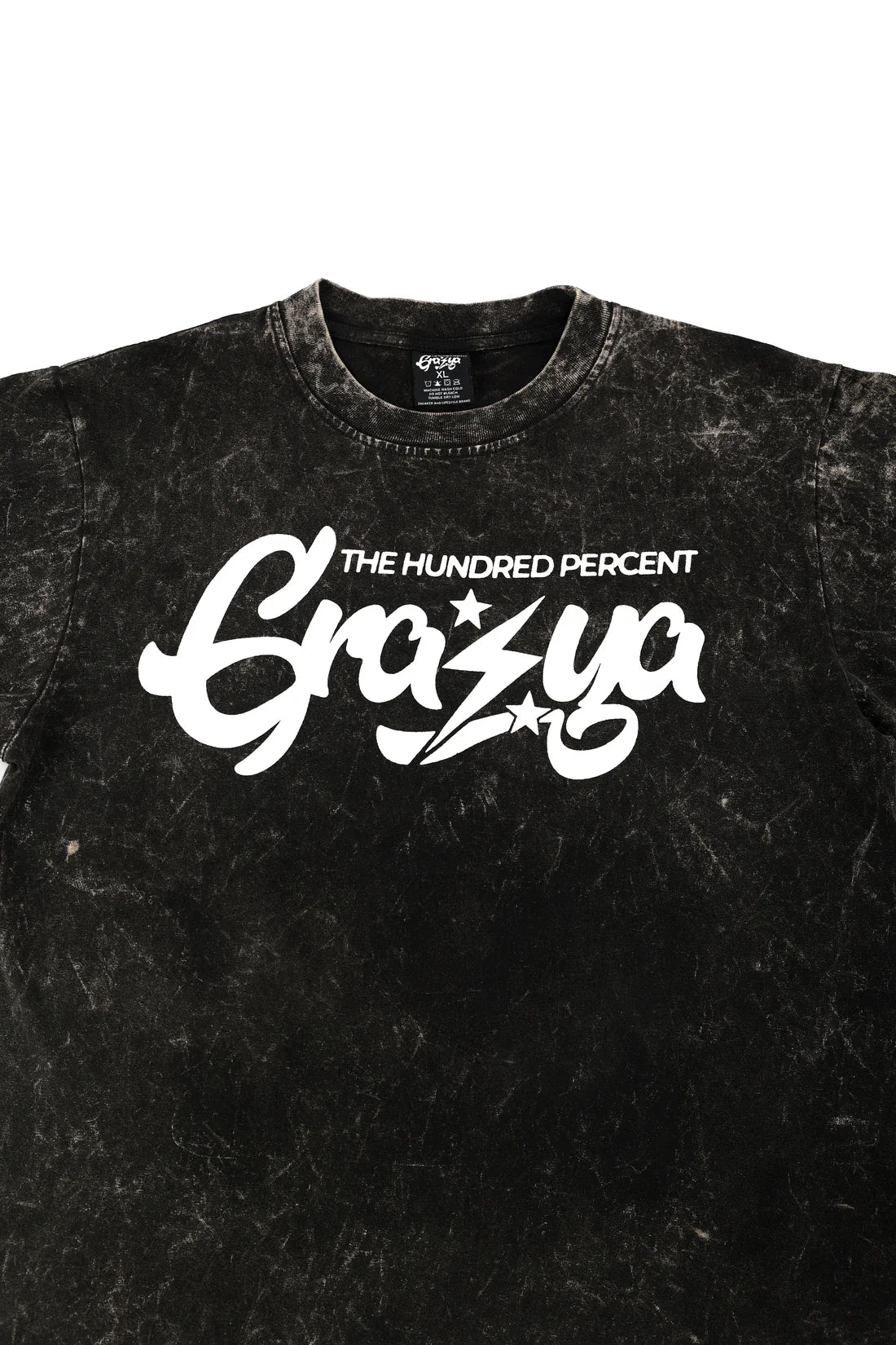 The Hundred percent X Grasya (Official Logo Collaboration Acid wash)