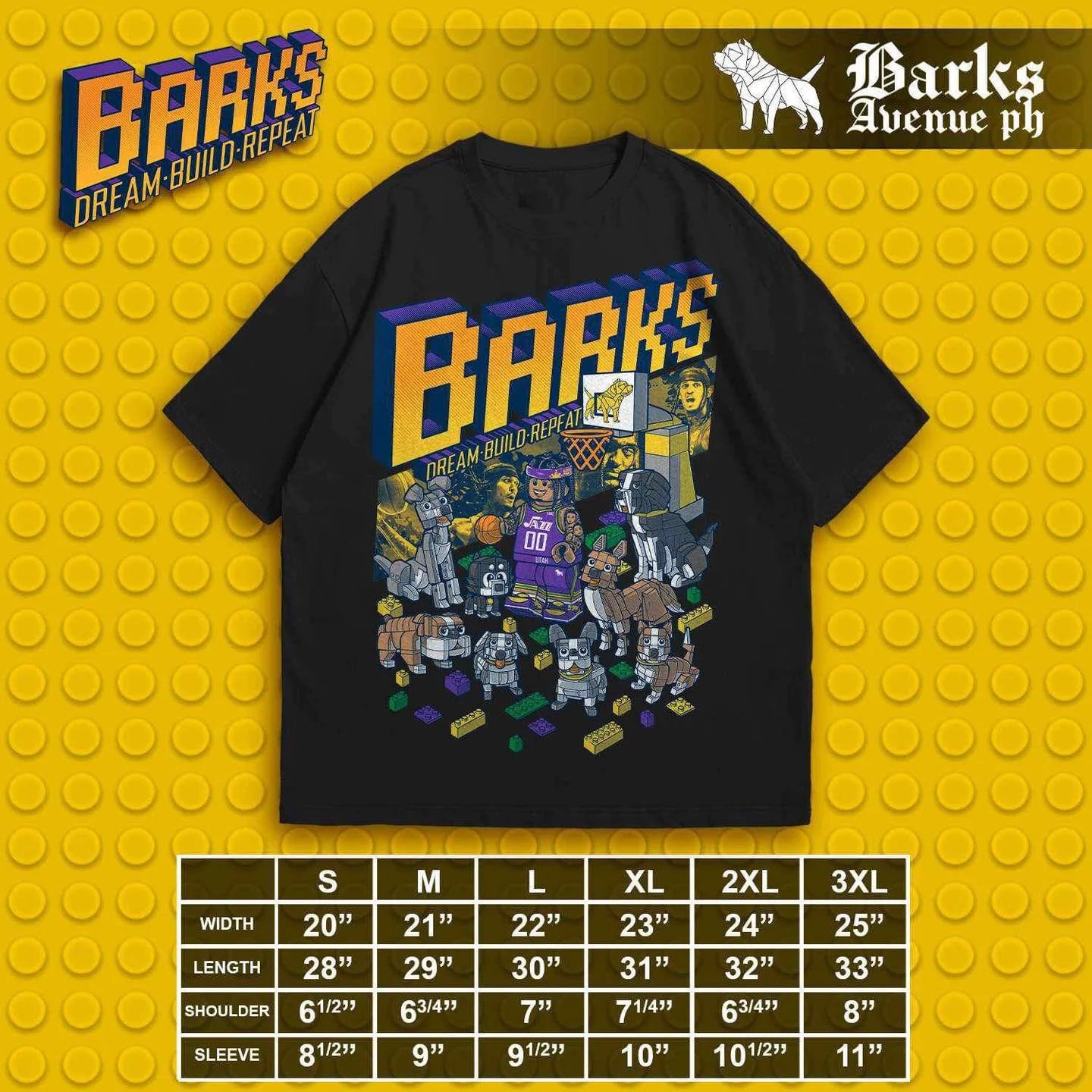 Barks Tee - White/Black