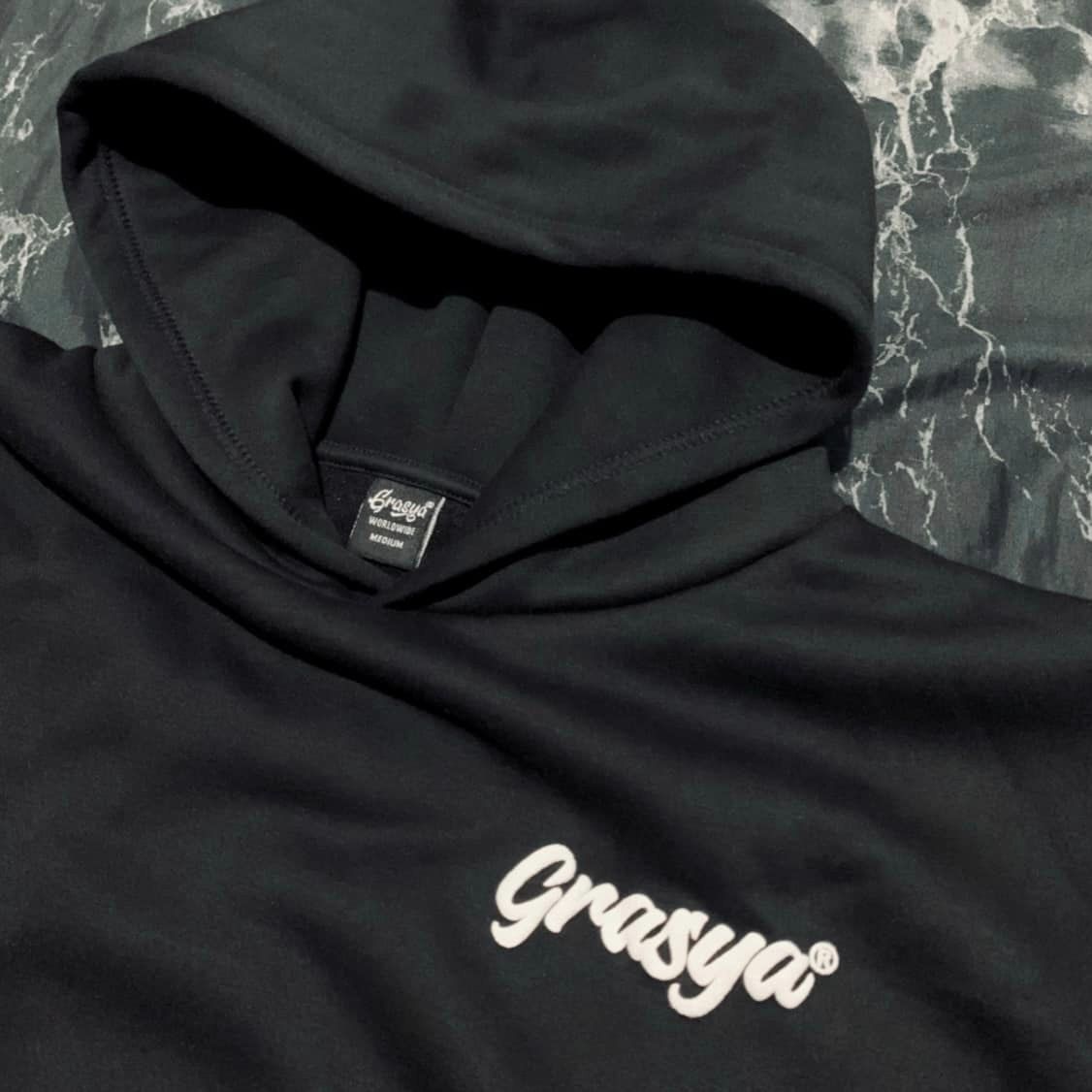 Grasya Worldwide Heavyweight Hoodie - Black