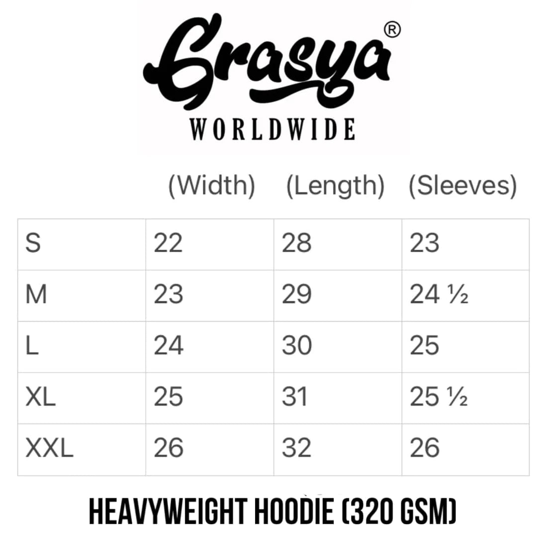 Grasya Worldwide Heavyweight Hoodie - Blue