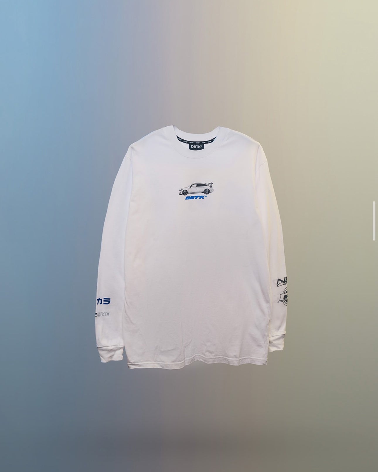 Straight Spoon L/S Tee - White