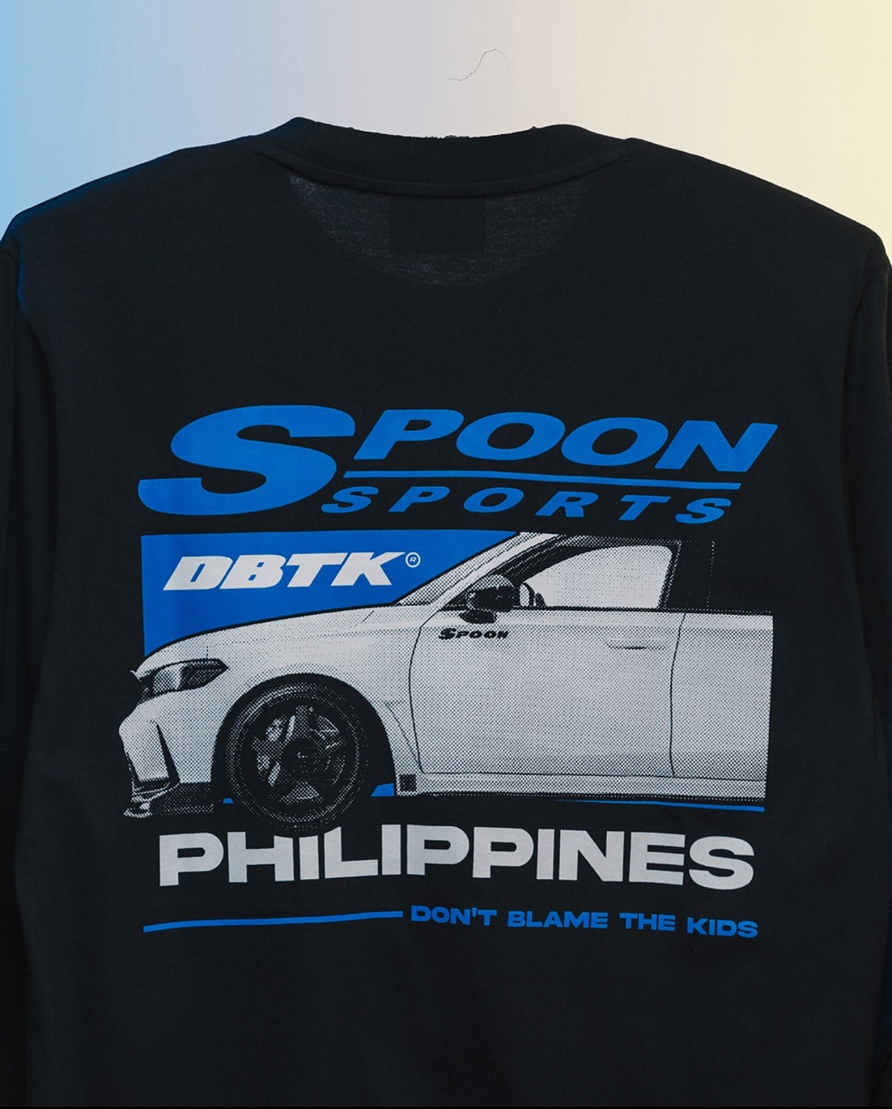 Straight Spoon L/S Tee - Black