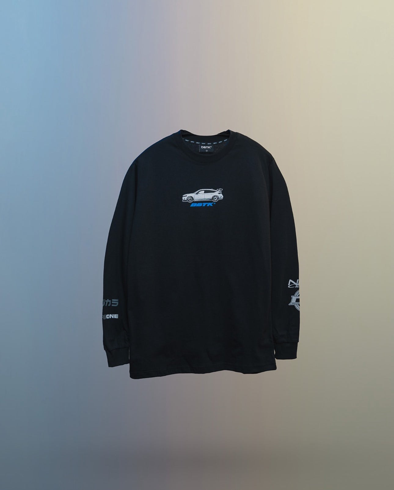 Straight Spoon L/S Tee - Black