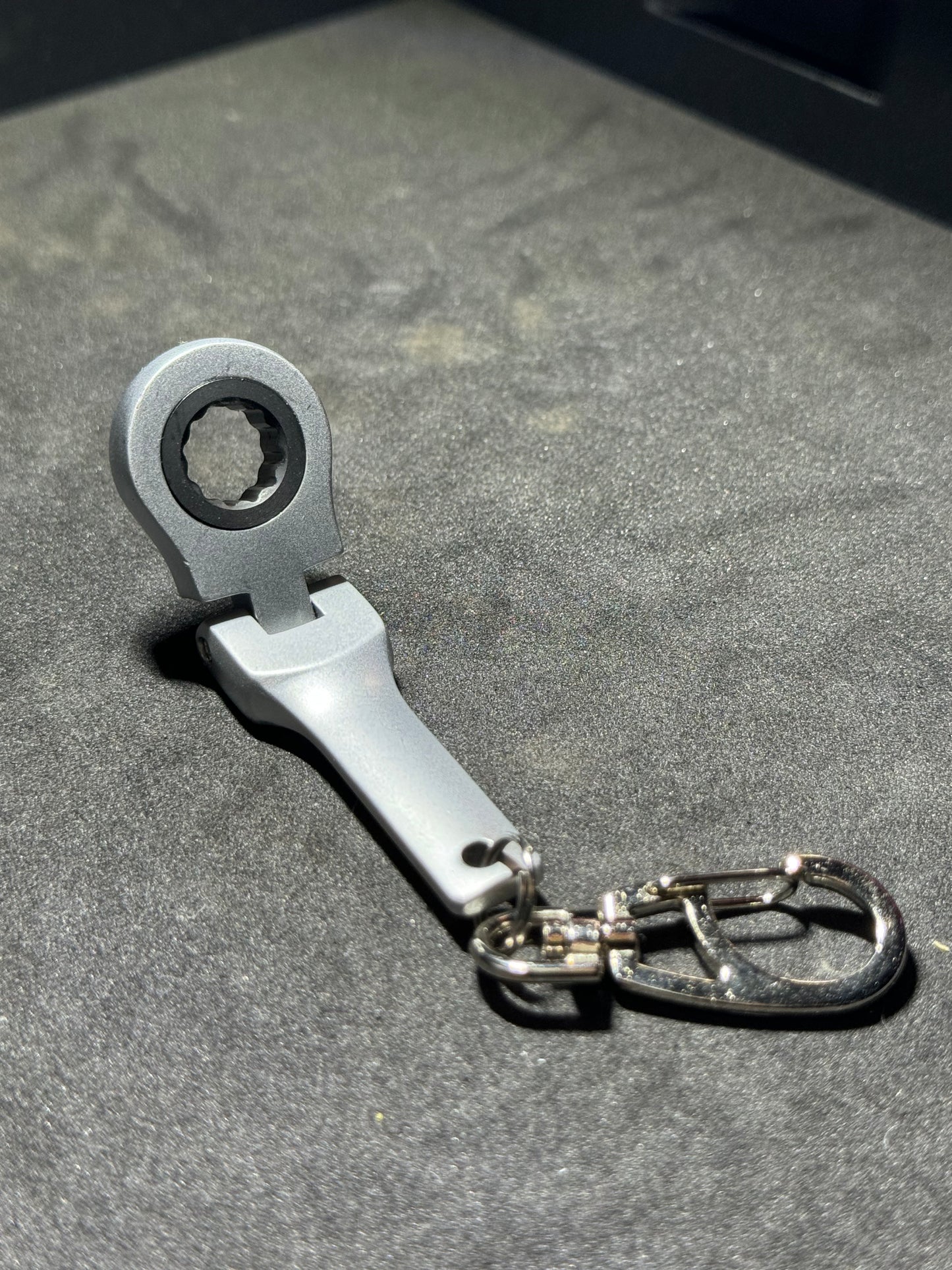 10mm Ratcheting Wrench with Flex Head Keychain