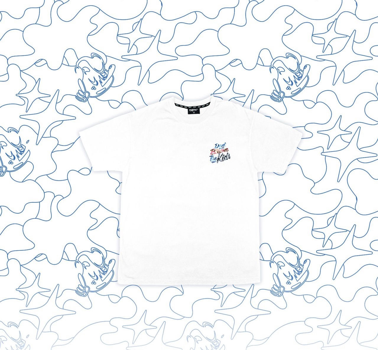 Woodland Script Tee - White