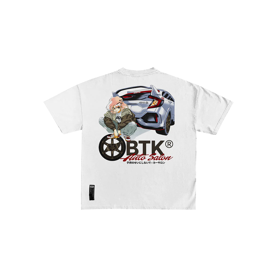 Auto Salon Tee - White