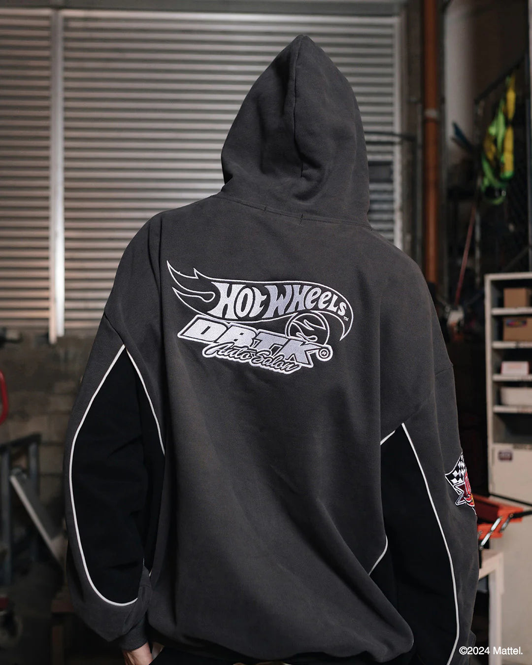 Gran Prix Hoodie - Gray / Black