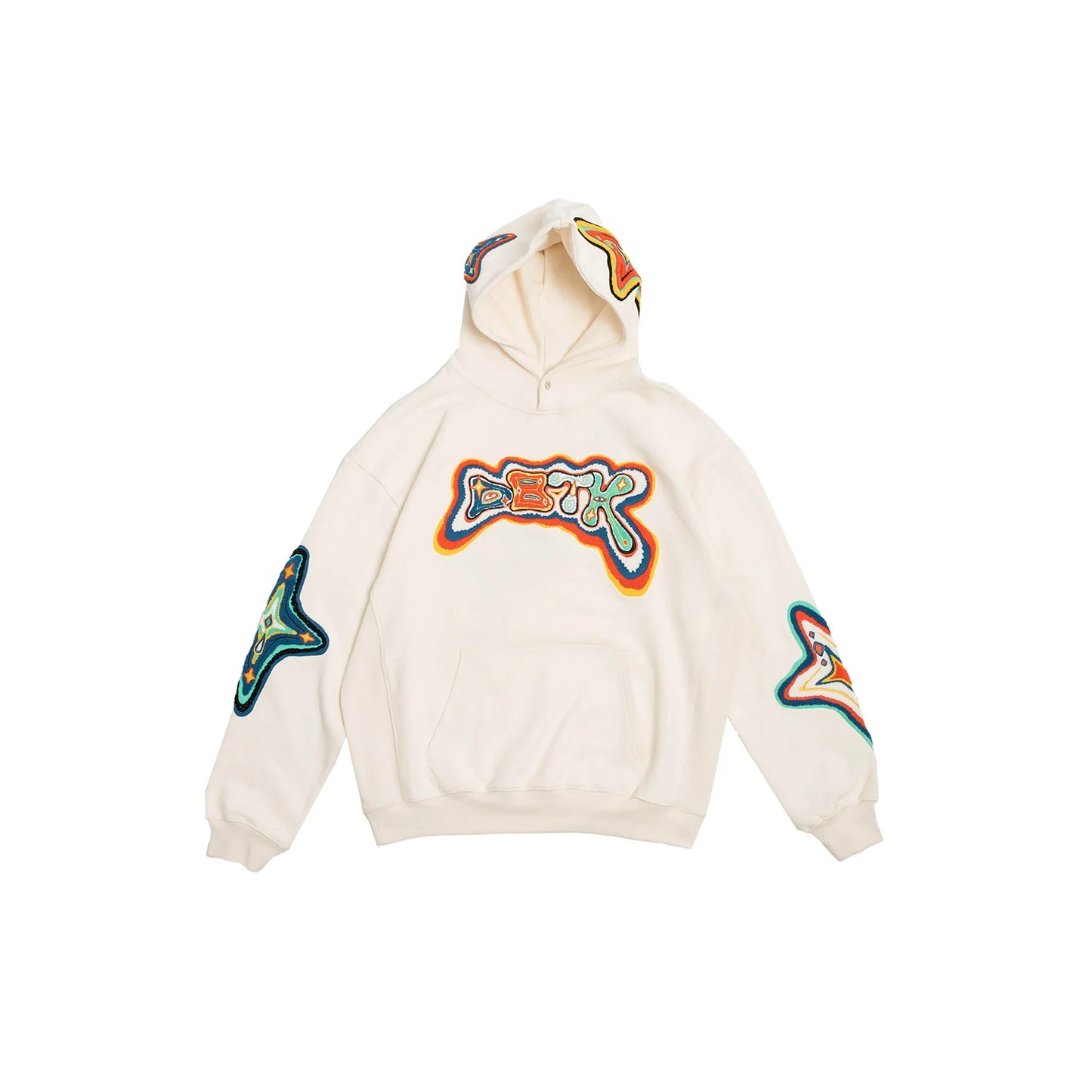 Thermal Mediterranean Hoodie - Cream