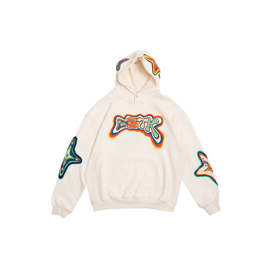 Thermal Mediterranean Hoodie - Cream