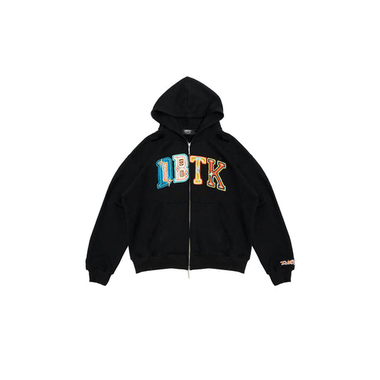 Thermal Mediterranean ZIP UP Hoodie - Black