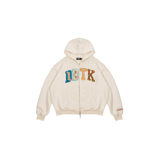 Thermal Mediterranean ZIP UP Hoodie - Cream