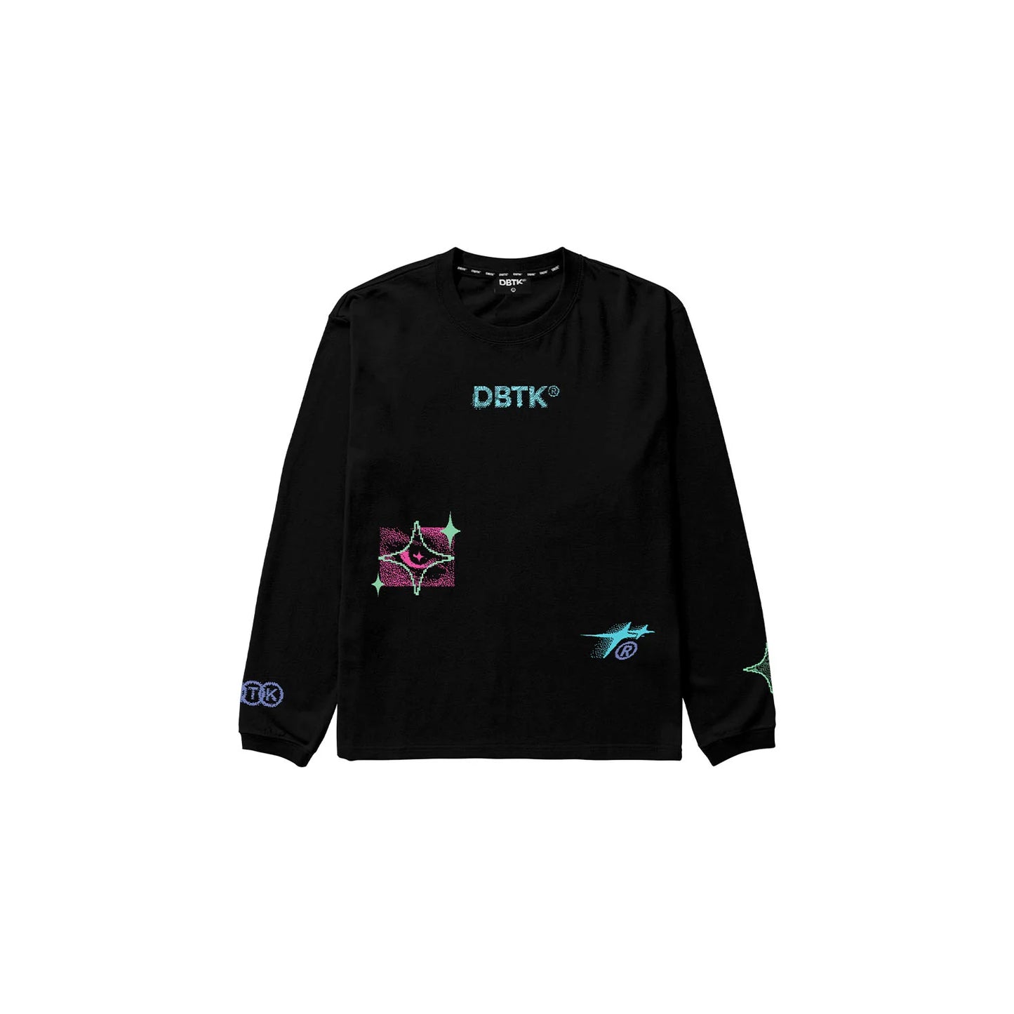 Bitmap Long sleeves Tee - Black