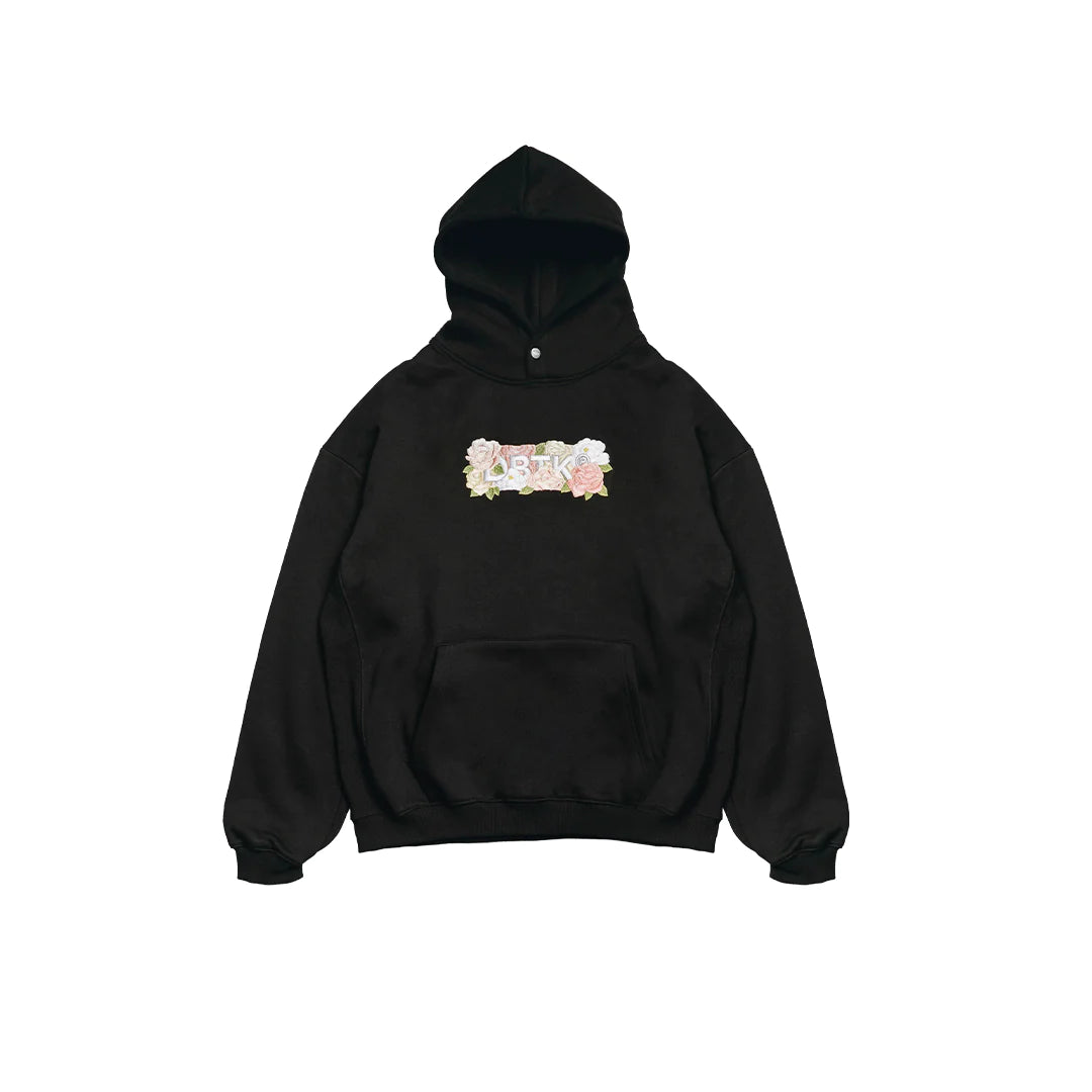 Bloom Script Hoodie - Black