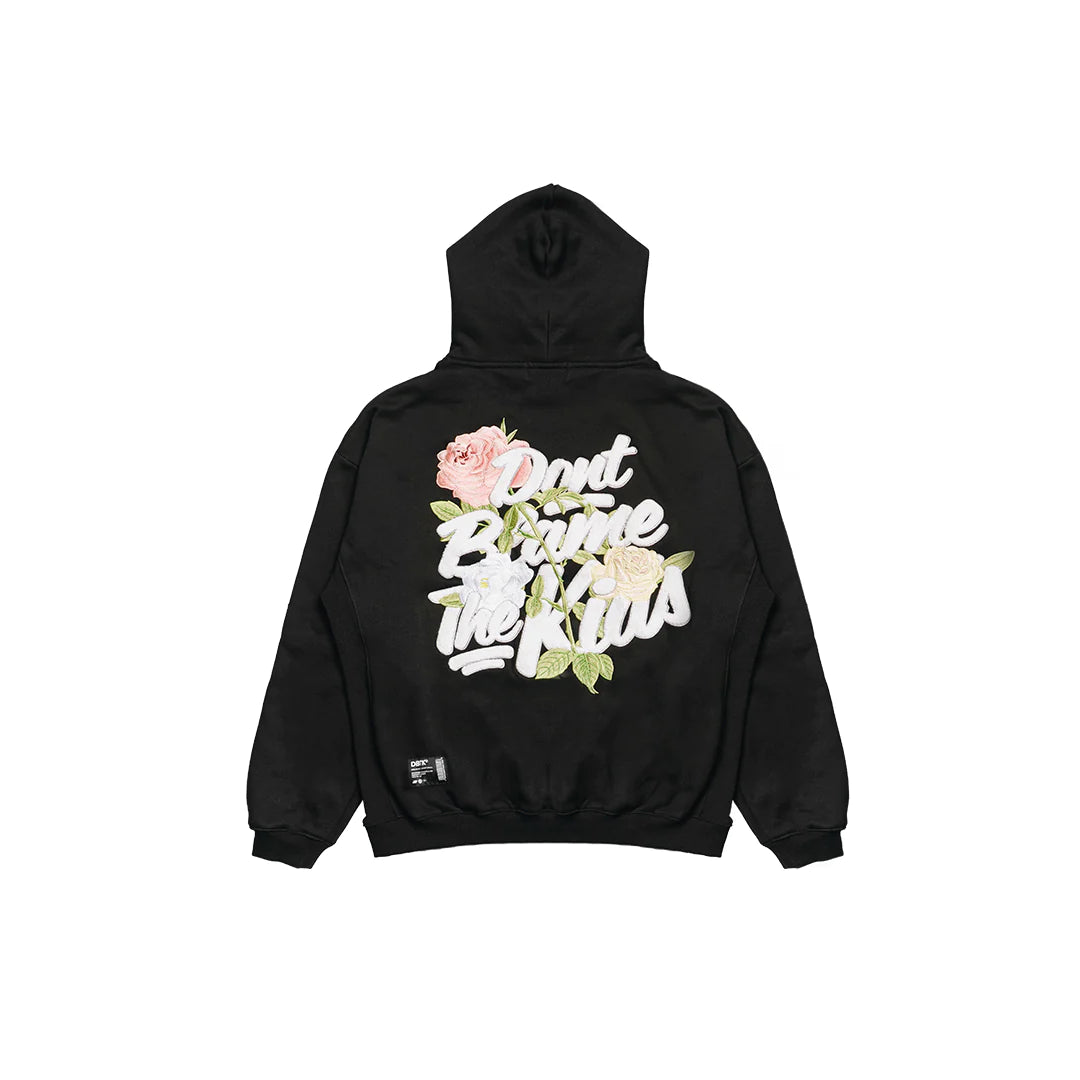 Bloom Script Hoodie - Black