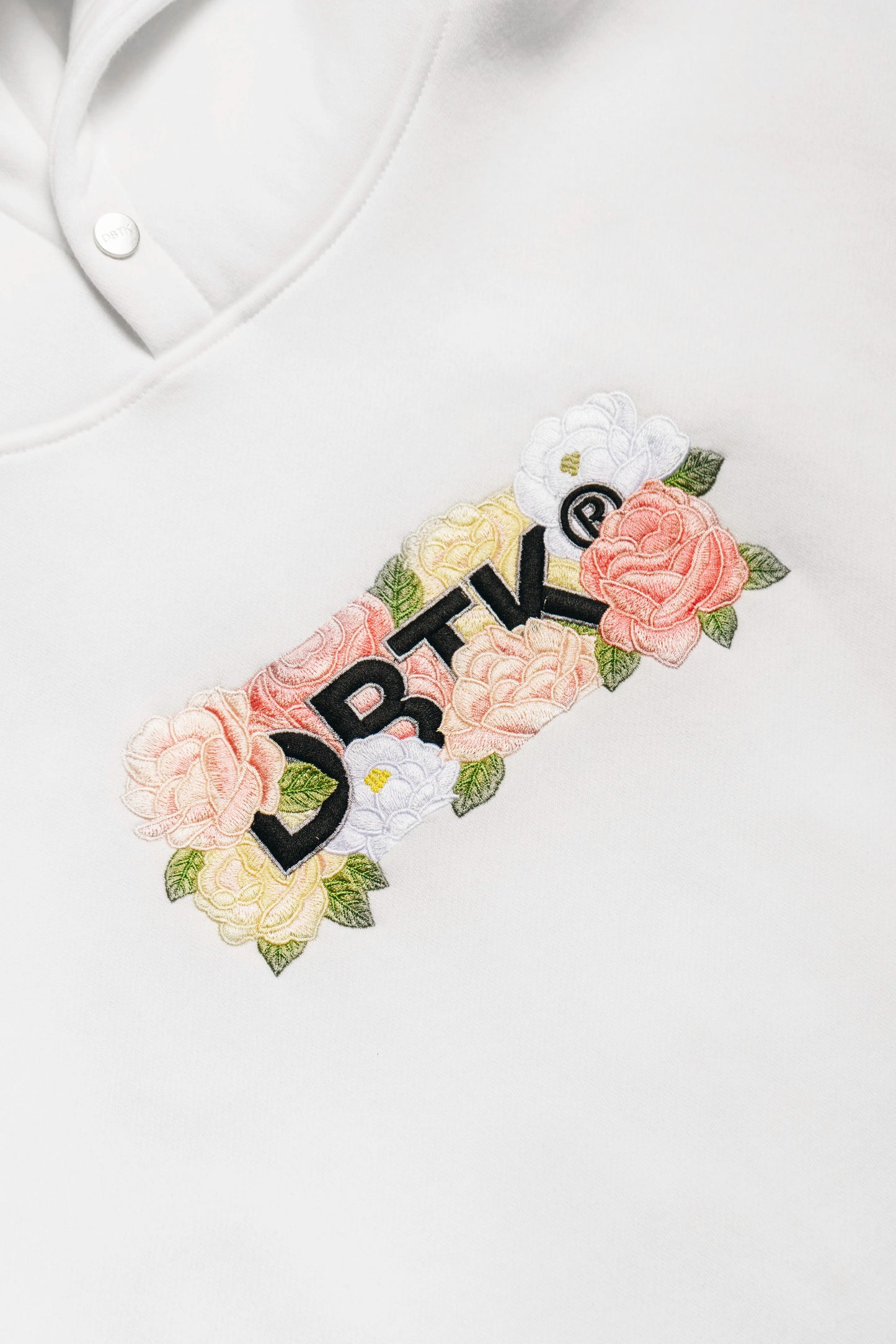 Bloom Script Hoodie - White