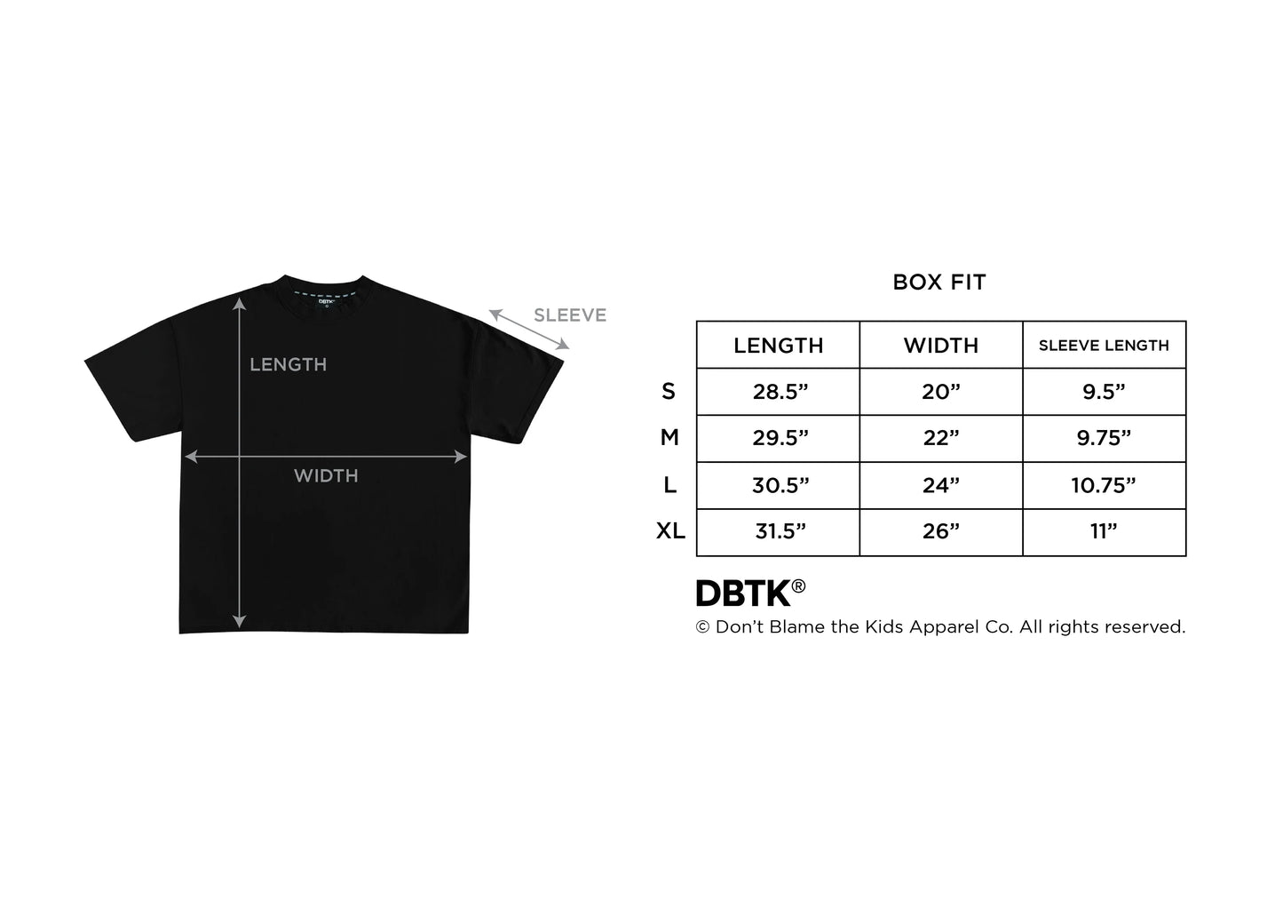 Micro Logo Tee - BLACK