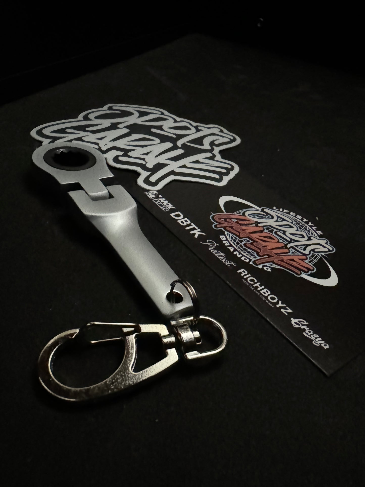 10mm Ratcheting Wrench with Flex Head Keychain