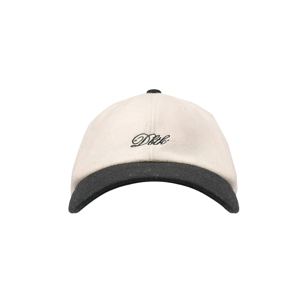 Italic Dad Hat - Black / White