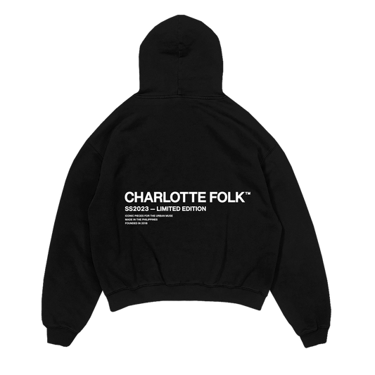 Holiday Oversized Hoodie - Black