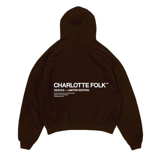 Holiday Oversized Hoodie - Brown